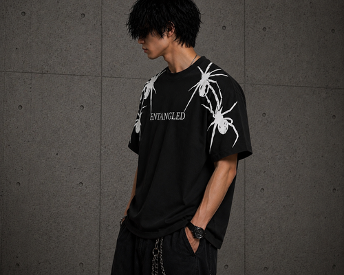 Black Oversize Graphic Tee