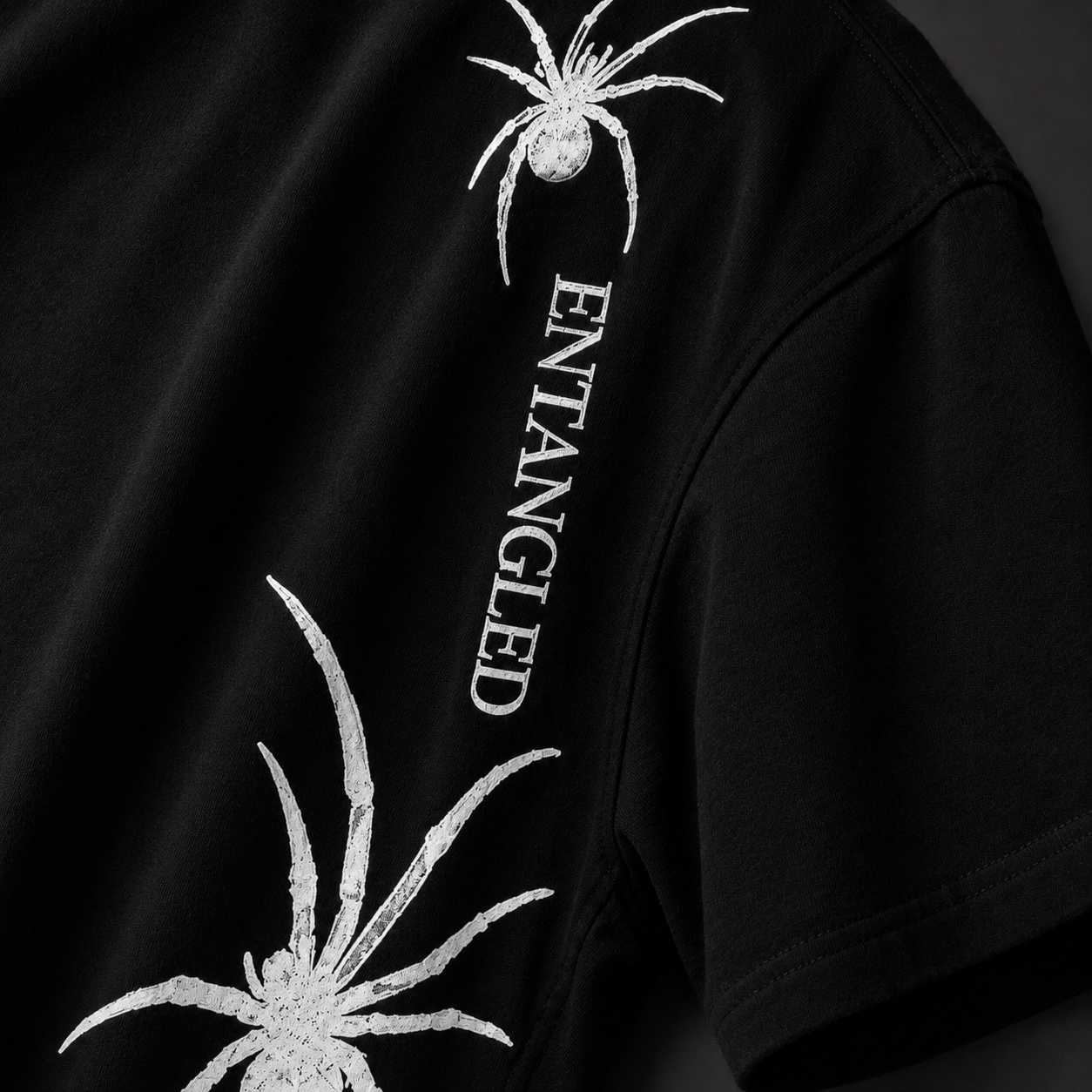 Black Oversize Graphic Tee