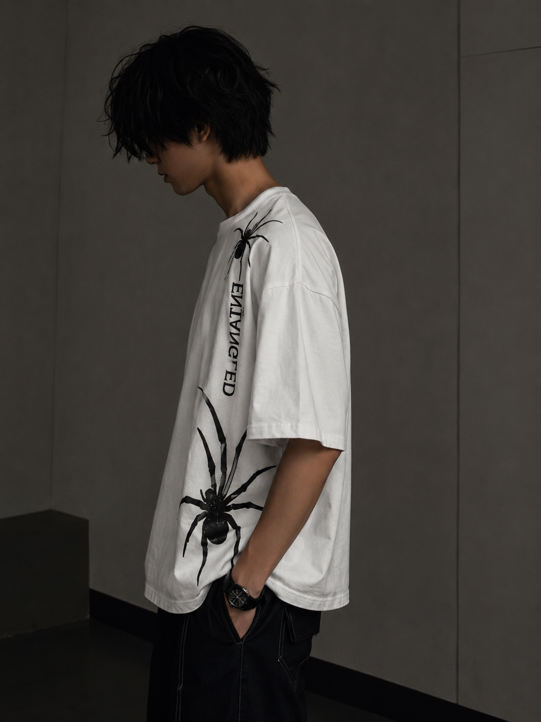 White Oversize Graphic Tee